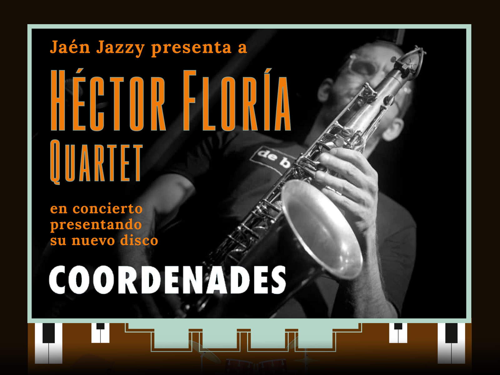 Héctor Floría Quartet presenta su disco Coordenades en Jaén Jazzy